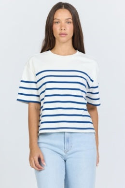 Maddox Tee - Greige Goods