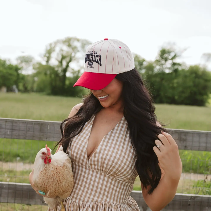 Made in America Trucker Hat - Greige Goods