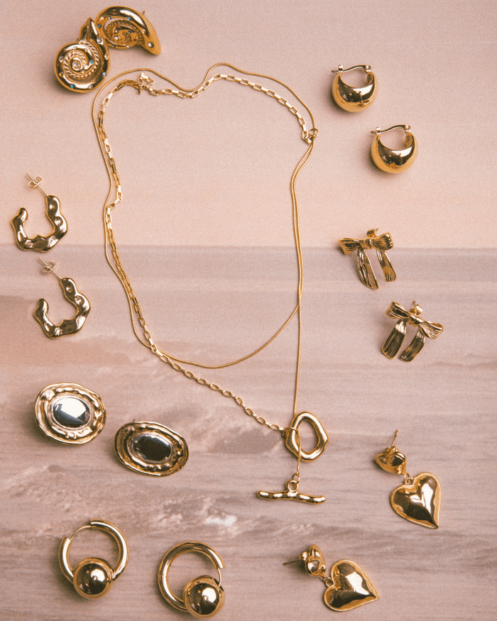 Mae Earrings | Gold