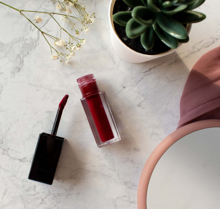 Matte Lip Stain - Dark Cherry for Bold, Luscious Lips