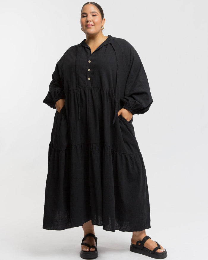 Maxi Avalon Smock Dress | Jett