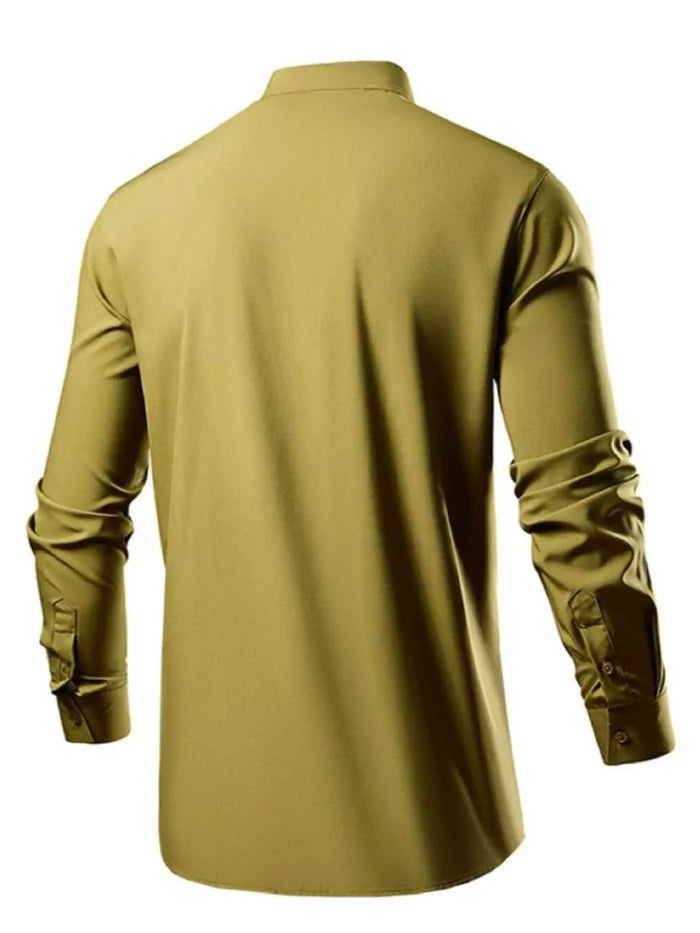 Men's Button Up Long Sleeve Shirt