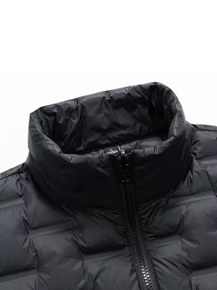 Men's Full Size Padded Quilted Winter Puffer Jacket Plus Size