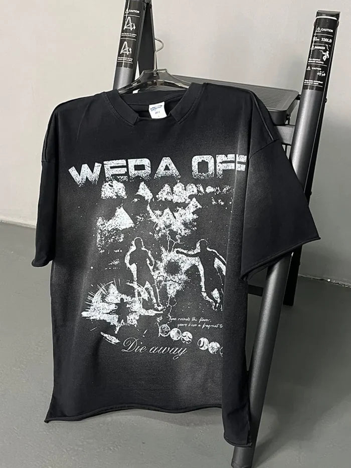Men's Graphic Round Neck Half Sleeve T-Shirt