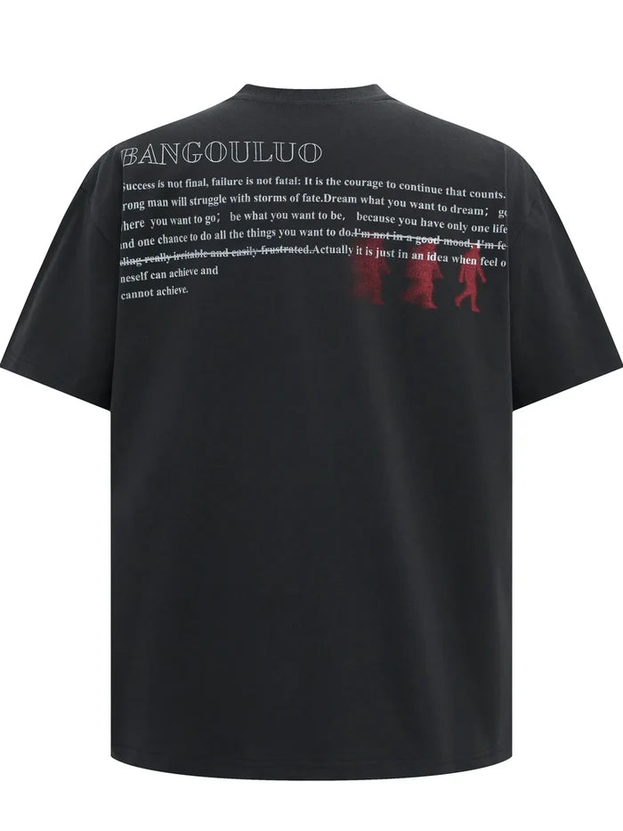 Men's Graphic Short Sleeve Oversized T-Shirt
