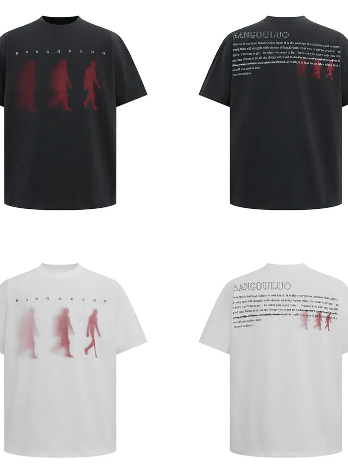 Men's Graphic Short Sleeve Oversized T-Shirt