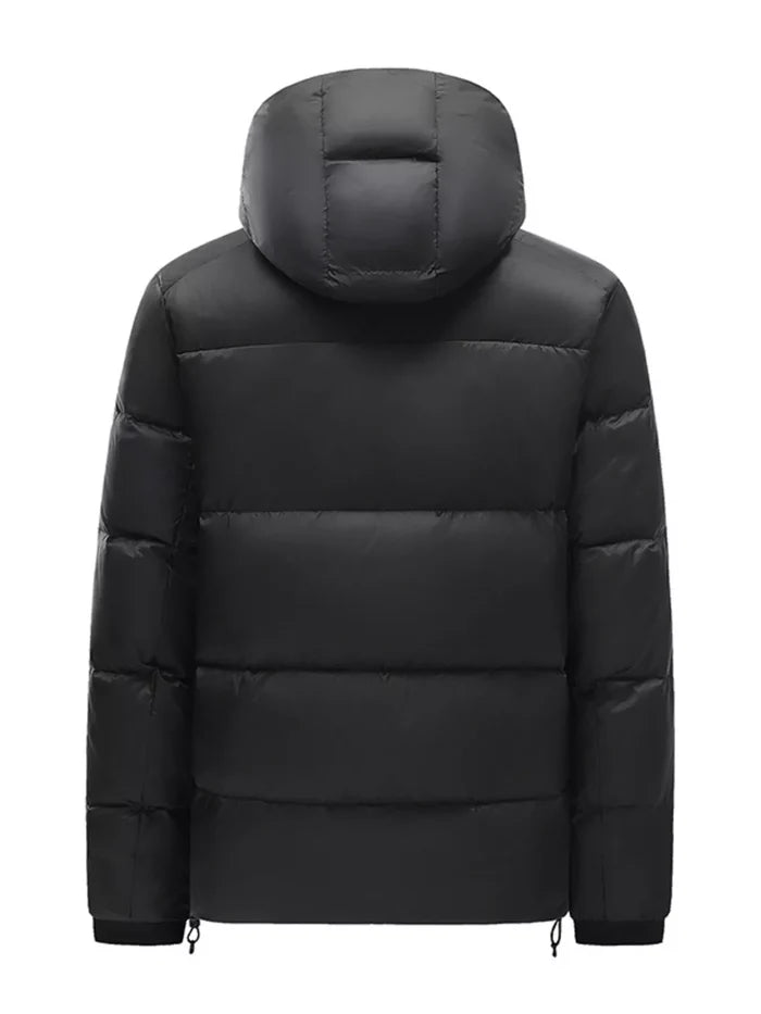 Men's Plus Size Hooded Padded Winter Puffer Jacket