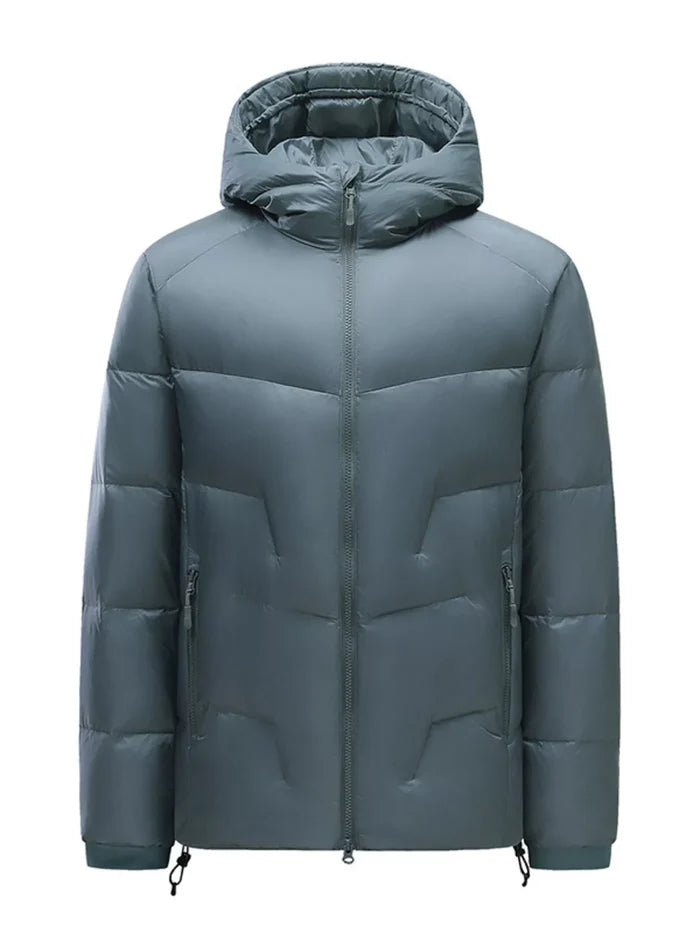 Men's Plus Size Hooded Padded Winter Puffer Jacket