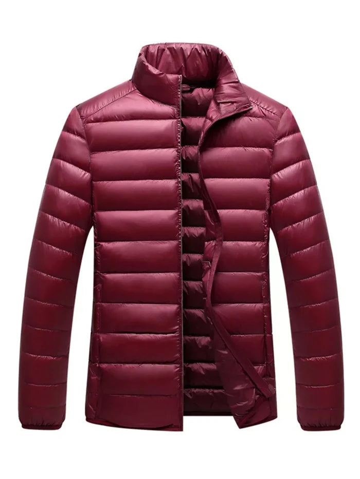 Men's Plus Size Lightweight Packable Puffer Jacket