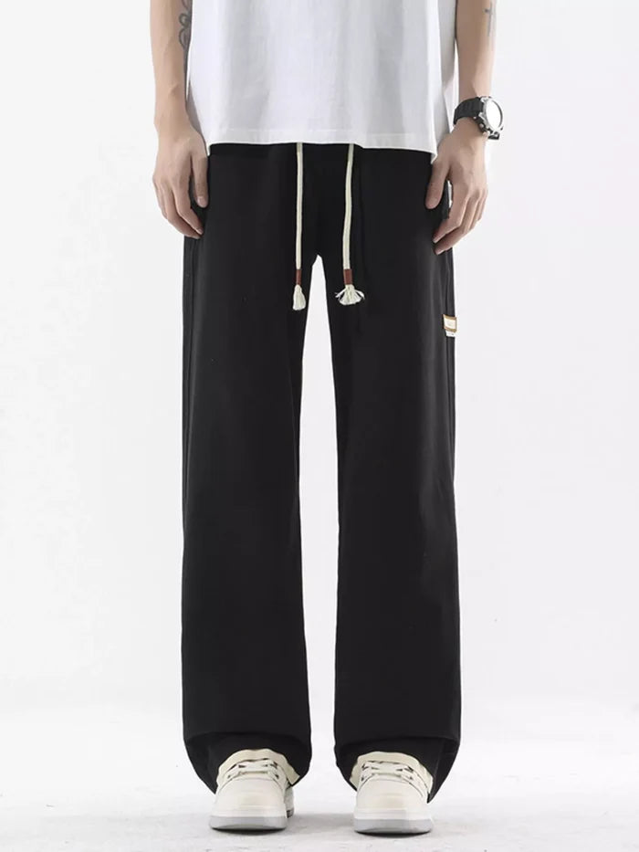 Men's Plus Size Loose Fit Drawstring Casual Pants