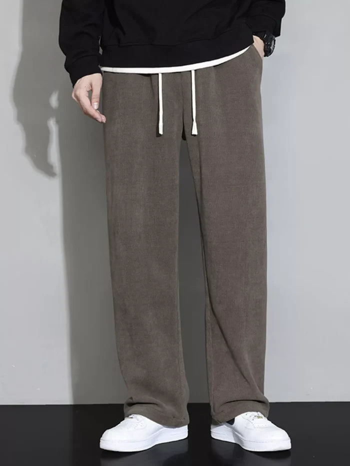 Men's Plus Size Relaxed Fit Drawstring Pants