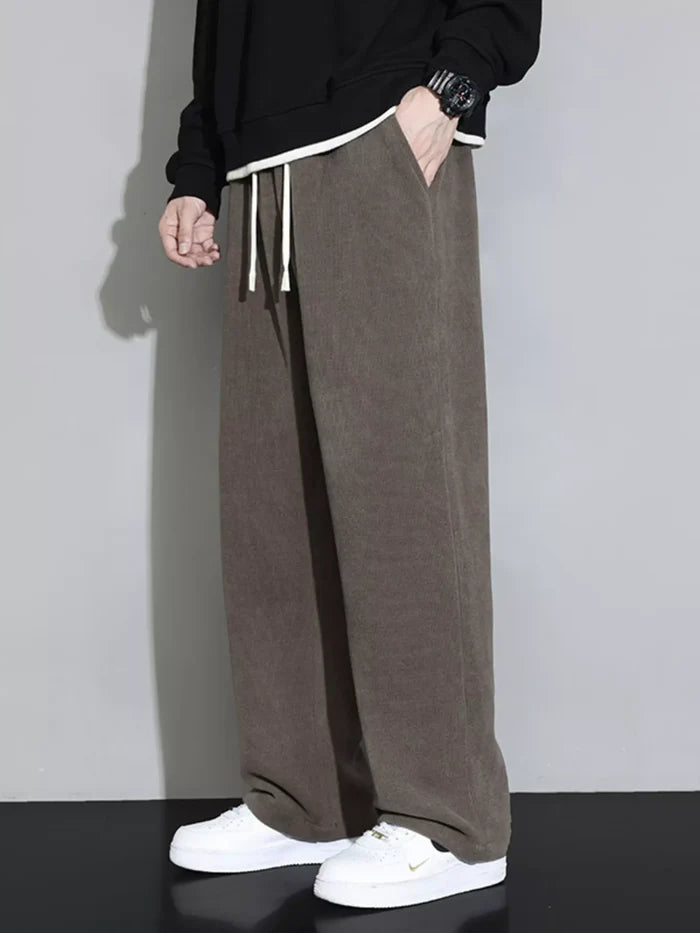 Men's Plus Size Relaxed Fit Drawstring Pants