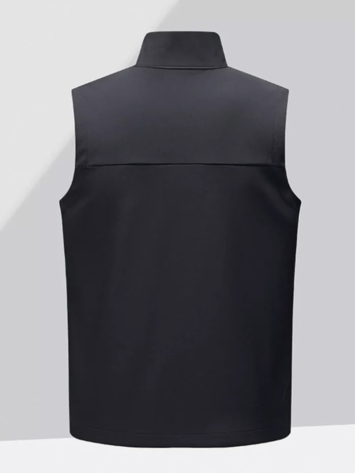 Men's Plus Size Zip Up Outdoor Vest