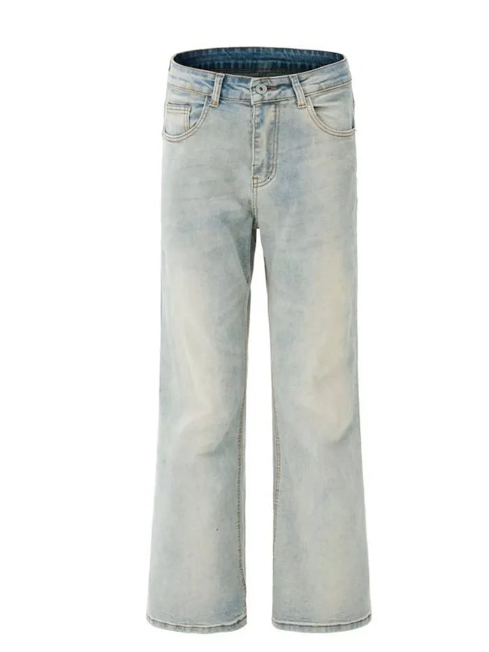 Men's Wash Flare Jeans