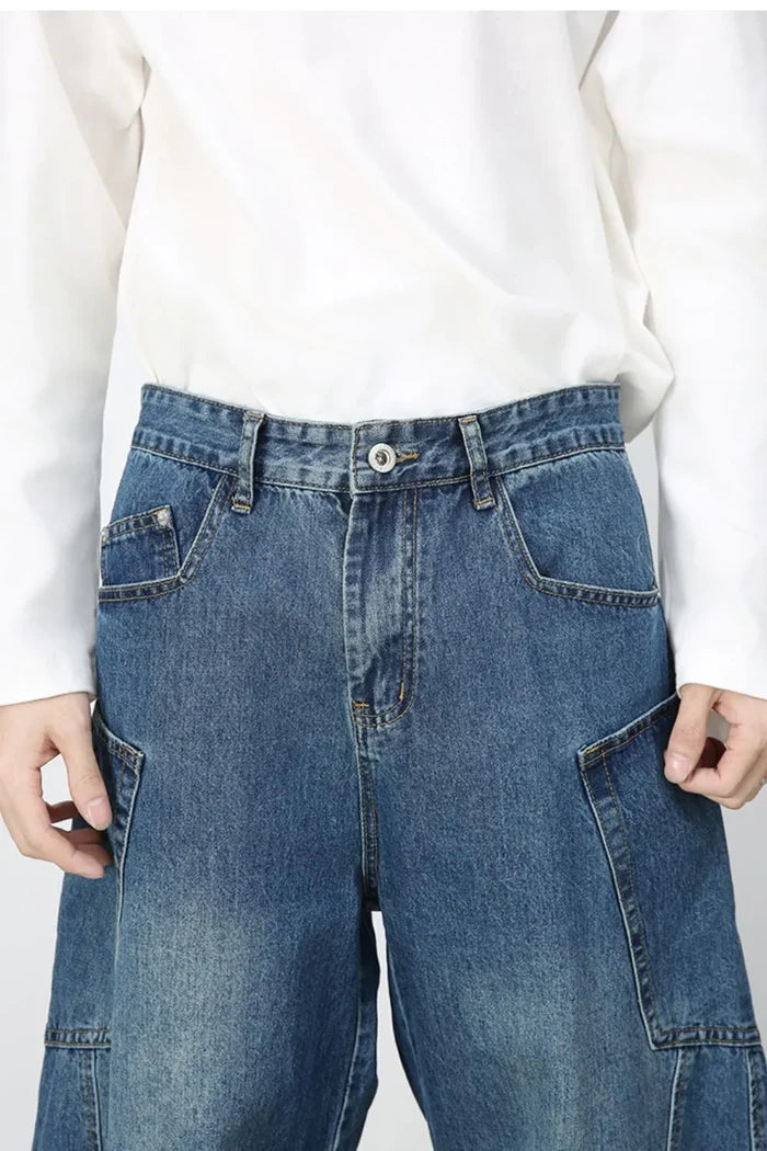 Men's Wide Leg Jeans