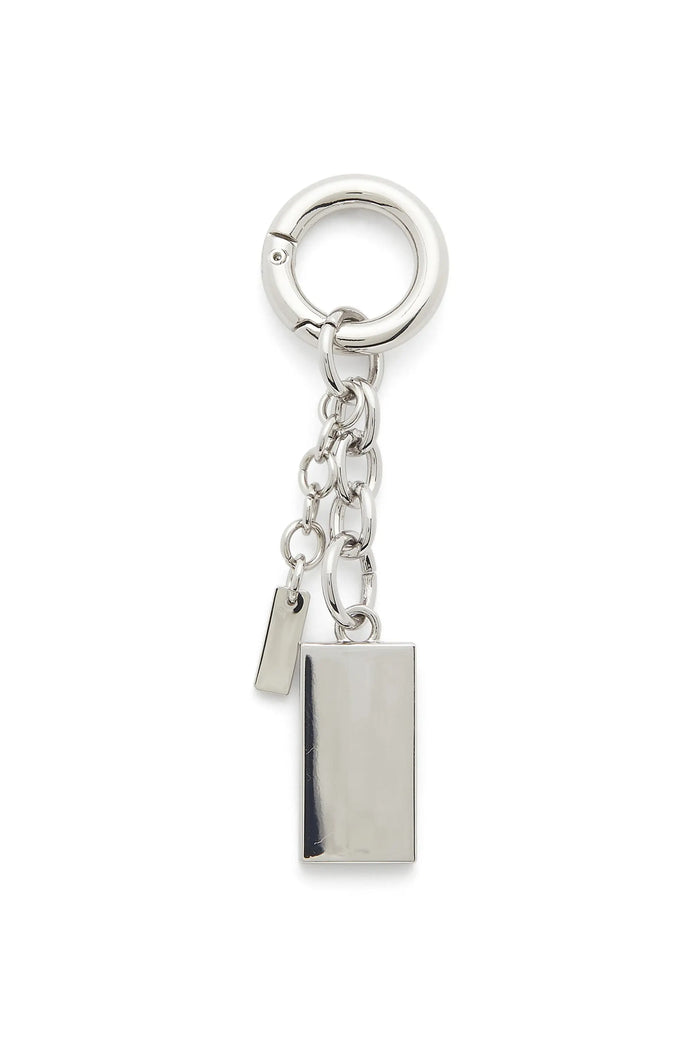 Metal keyring with Biscotto logo charm