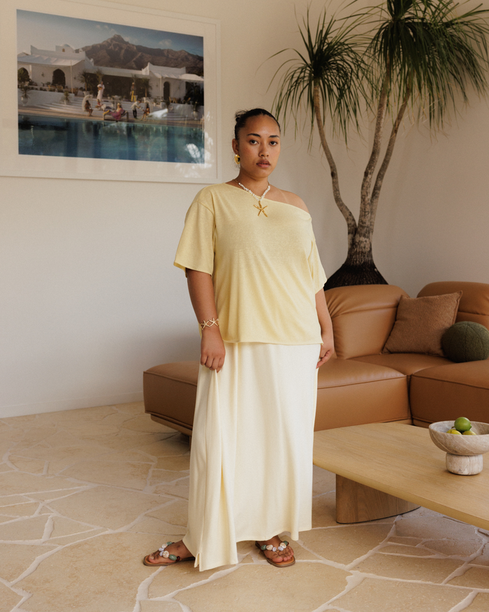 Mia A-Line Skirt | Lemon