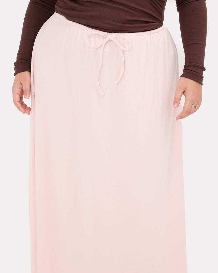 Mia Skirt in Pink | Adjustable Elastic Waistband | The Lullaby Club