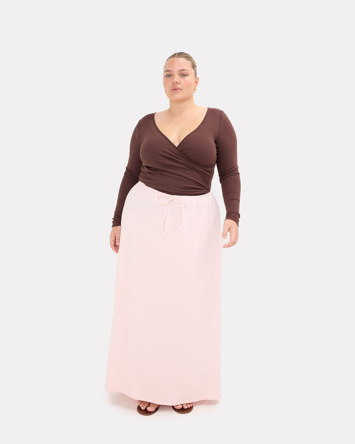 Mia Skirt in Pink |  Maternity Friendly | The Lullaby Club