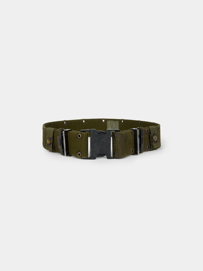 MILITARY QUICK RELEASE PISTOL BELT ACCESSORY Alpha Industries OLIVE M
