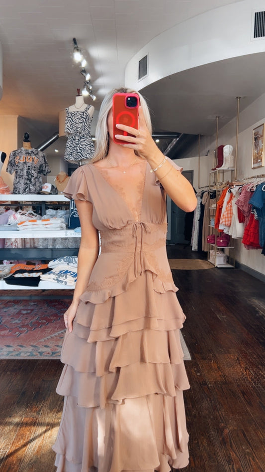 MOCHA GUEST DRESS