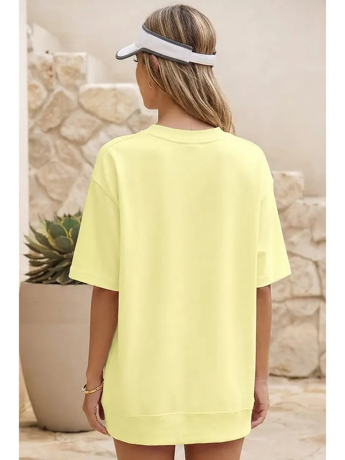 Mock Neck Shorts Set - Greige Goods