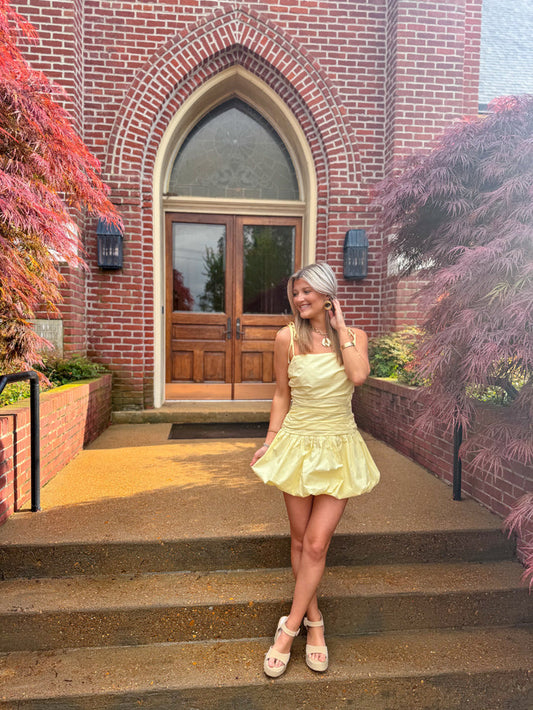 MONICA SPRING HEM DRESS