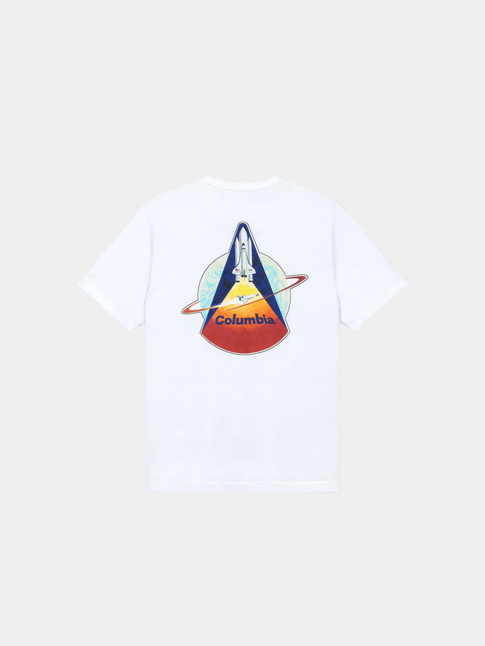 COLUMBIA STS-1 TEE TOP Alpha Industries WHITE S