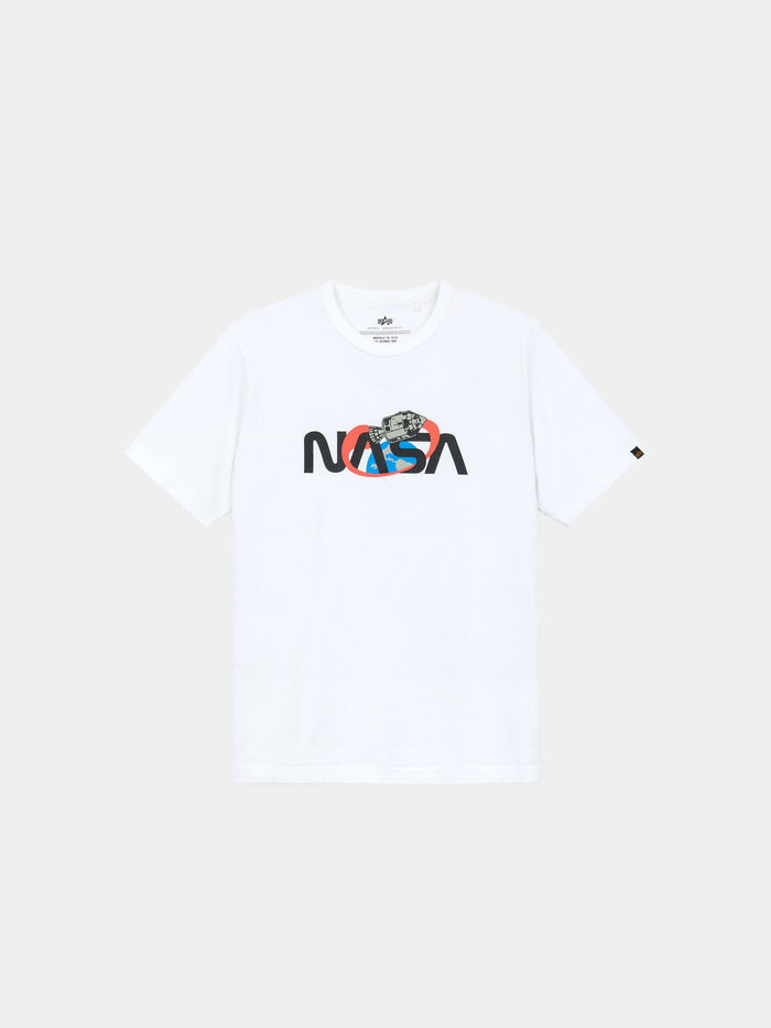 ALPHA NASA SPACE TEE TOP Alpha Industries WHITE S