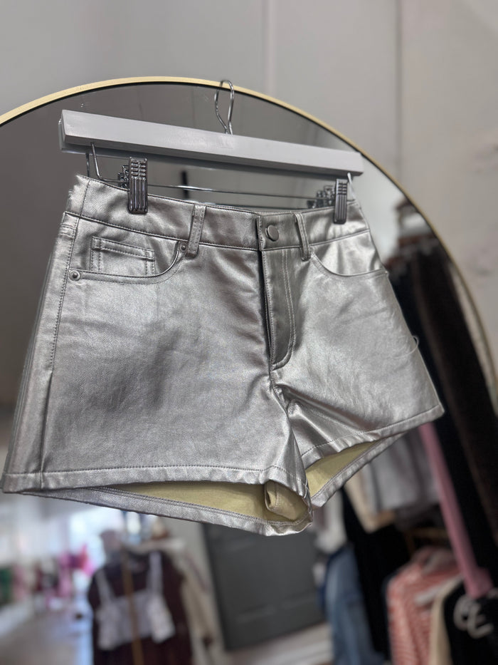 NASHVILLE FAUX LEATHER SHORTS