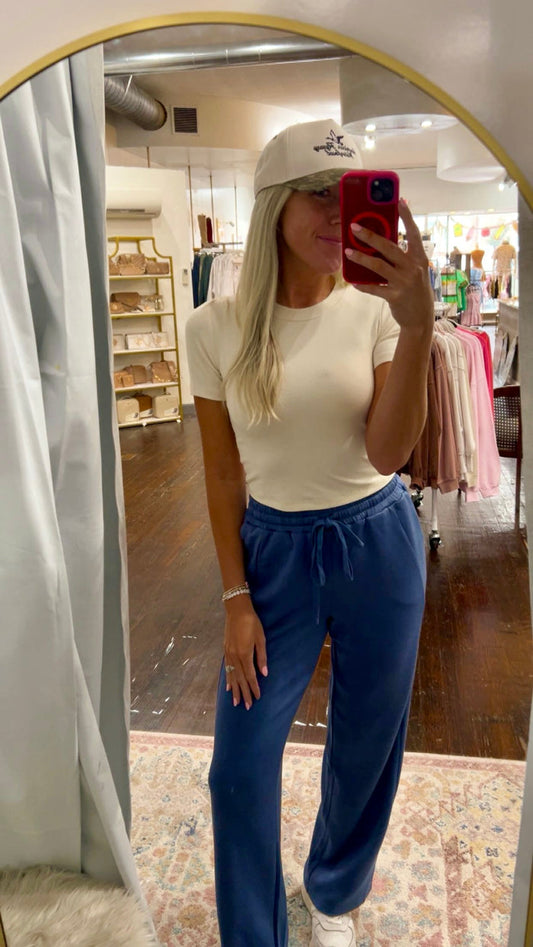 NAVY SWEATPANTS