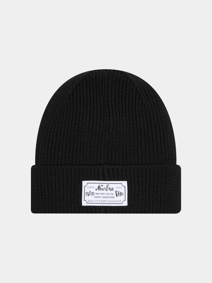 NEW YORK JETS X ALPHA X NEW ERA SHORT CUFF BEANIE ACCESSORY Alpha Industries