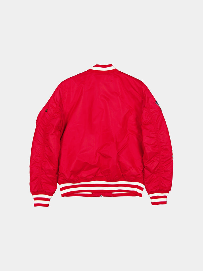 NEW YORK YANKEES X ALPHA X NEW ERA MA-1 BOMBER JACKET (SCARLET) OUTERWEAR Alpha Industries