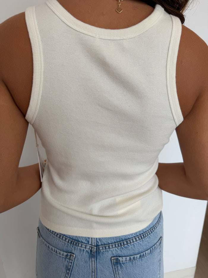 Neysa Top - Greige Goods