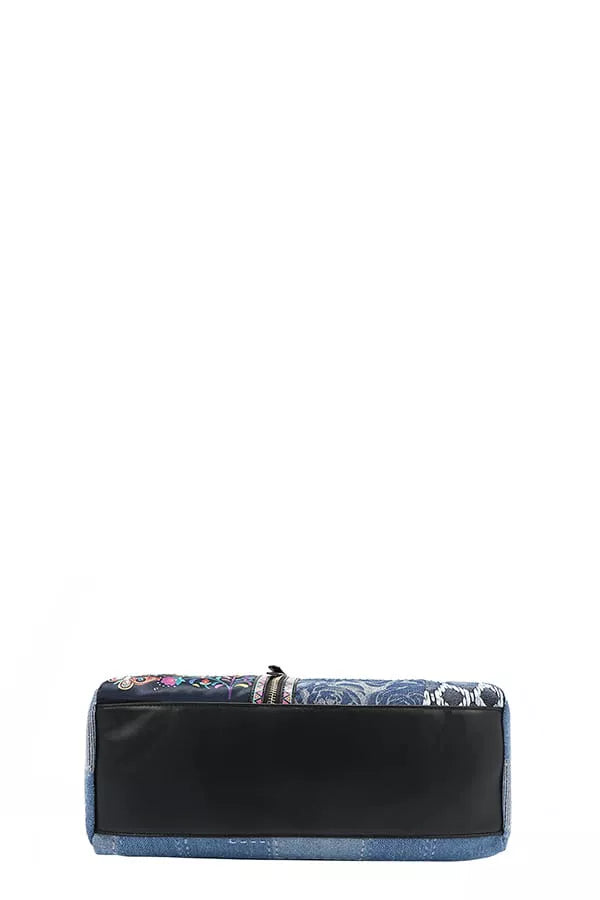 Nicole Lee USA Bosque De Amor Denim Boston Bag