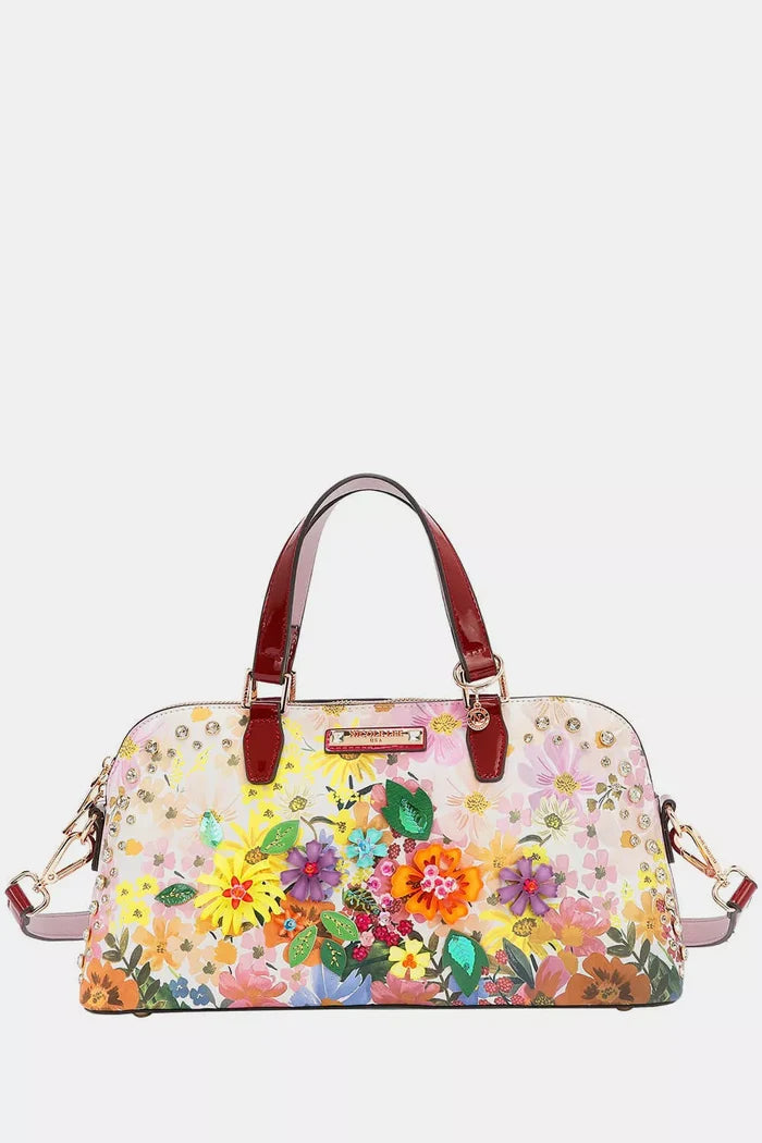 Nicole Lee USA Dreams Blossom Nicole Lee Dome Handbag