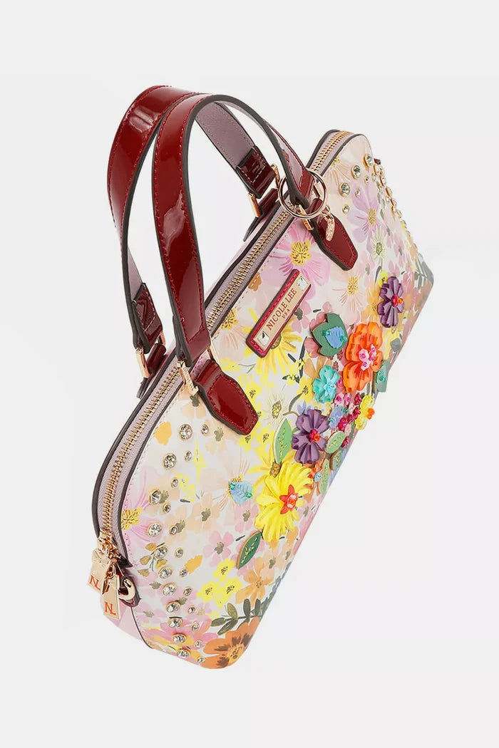 Nicole Lee USA Dreams Blossom Nicole Lee Dome Handbag