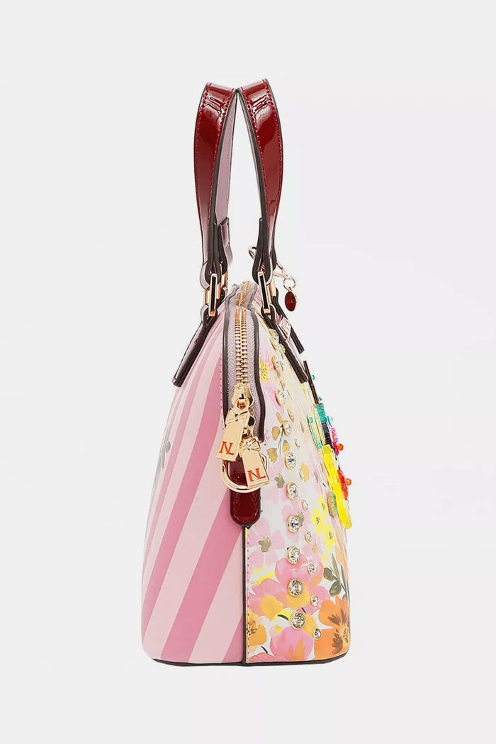 Nicole Lee USA Dreams Blossom Nicole Lee Dome Handbag
