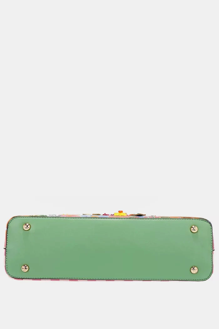 Nicole Lee USA Dreams Blossom Nicole Lee Dome Handbag
