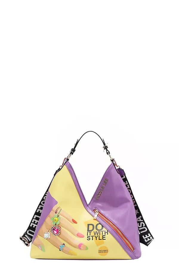 Nicole Lee USA Nail Polish Hobo Bag