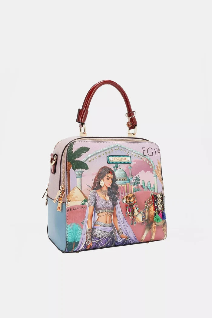 Nicole Lee USA Queen Cleopatra Handbag