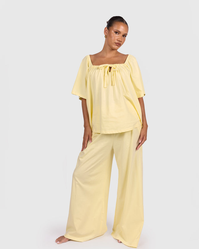Ocean PJ Pants | Lemon