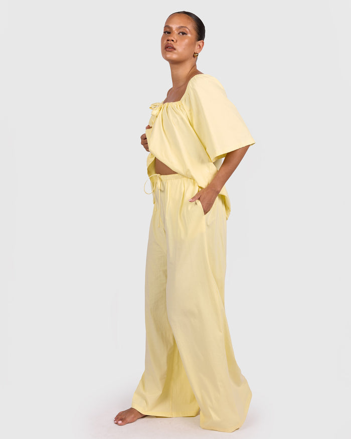Ocean PJ Pants | Lemon
