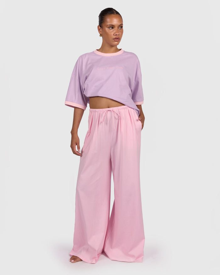 Ocean PJ Pants in Rosette - Maternity Friendly - The Lullaby Club