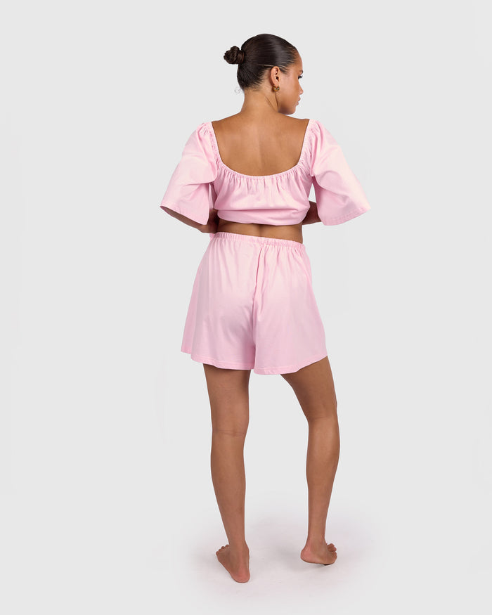 Ocean PJ Shorts in Rosette - Sizes 6-26 - The Lullaby Club