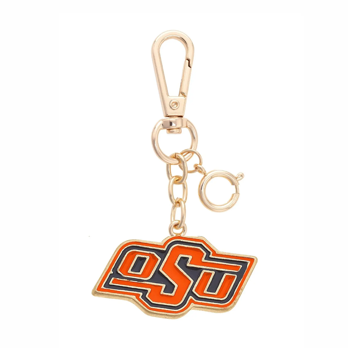 Oklahoma State Cowboys Enamel Logo Bag Charm