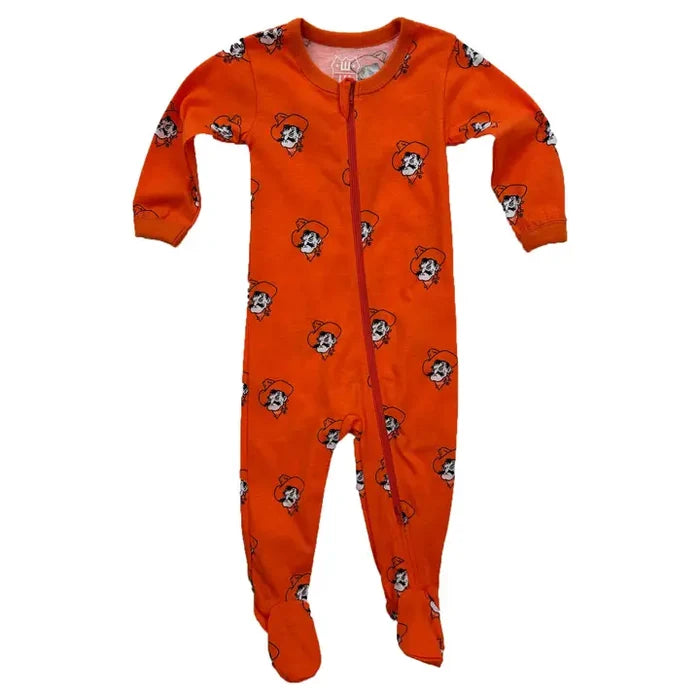 Oklahoma State Cowboys Zip Sleeper - Greige Goods