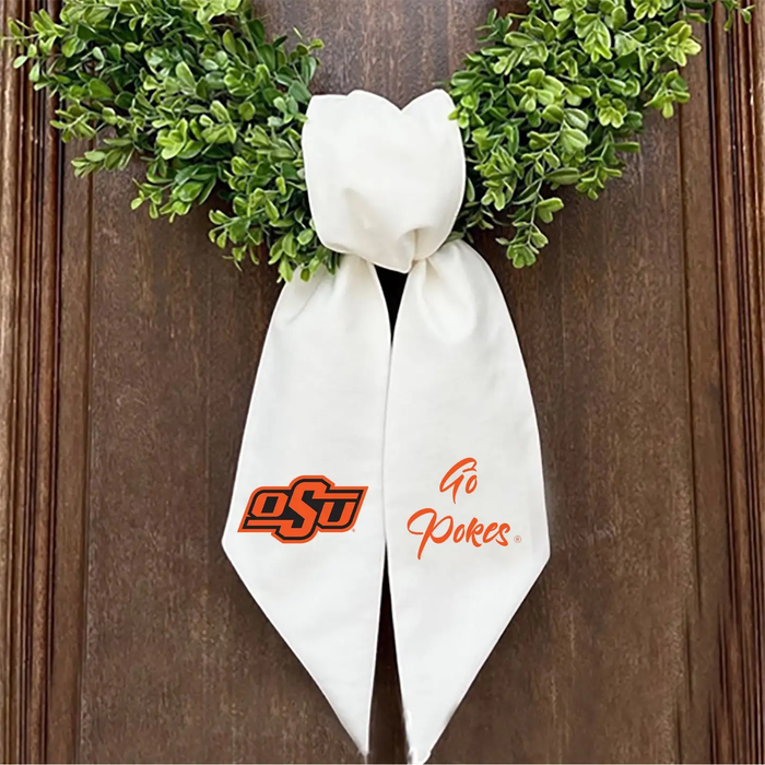 Oklahoma State Printed Logo Wreath Sash