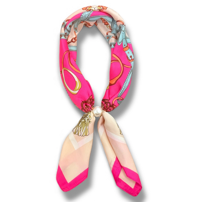 Pearl Magnetic Scarf - Greige Goods