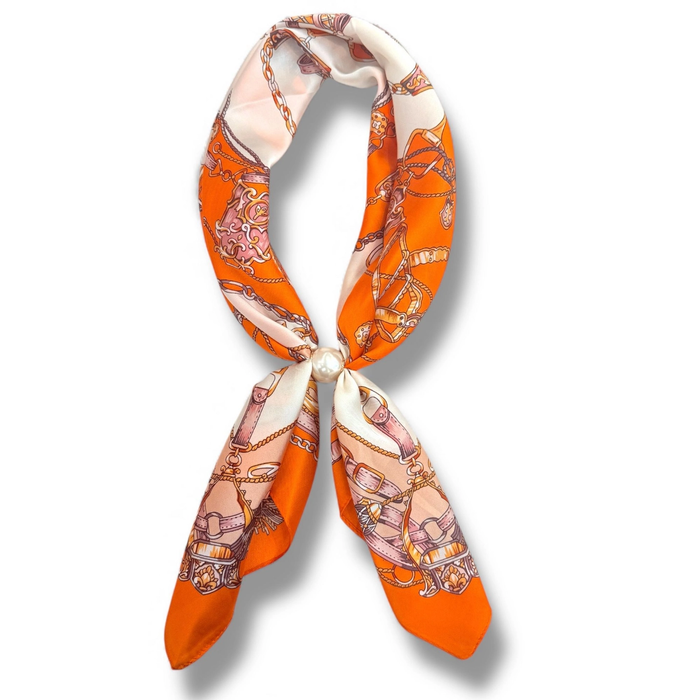 Pearl Magnetic Scarf - Greige Goods